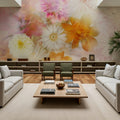 Ethereal Dahlias Mural Wallpaper - room preview 06