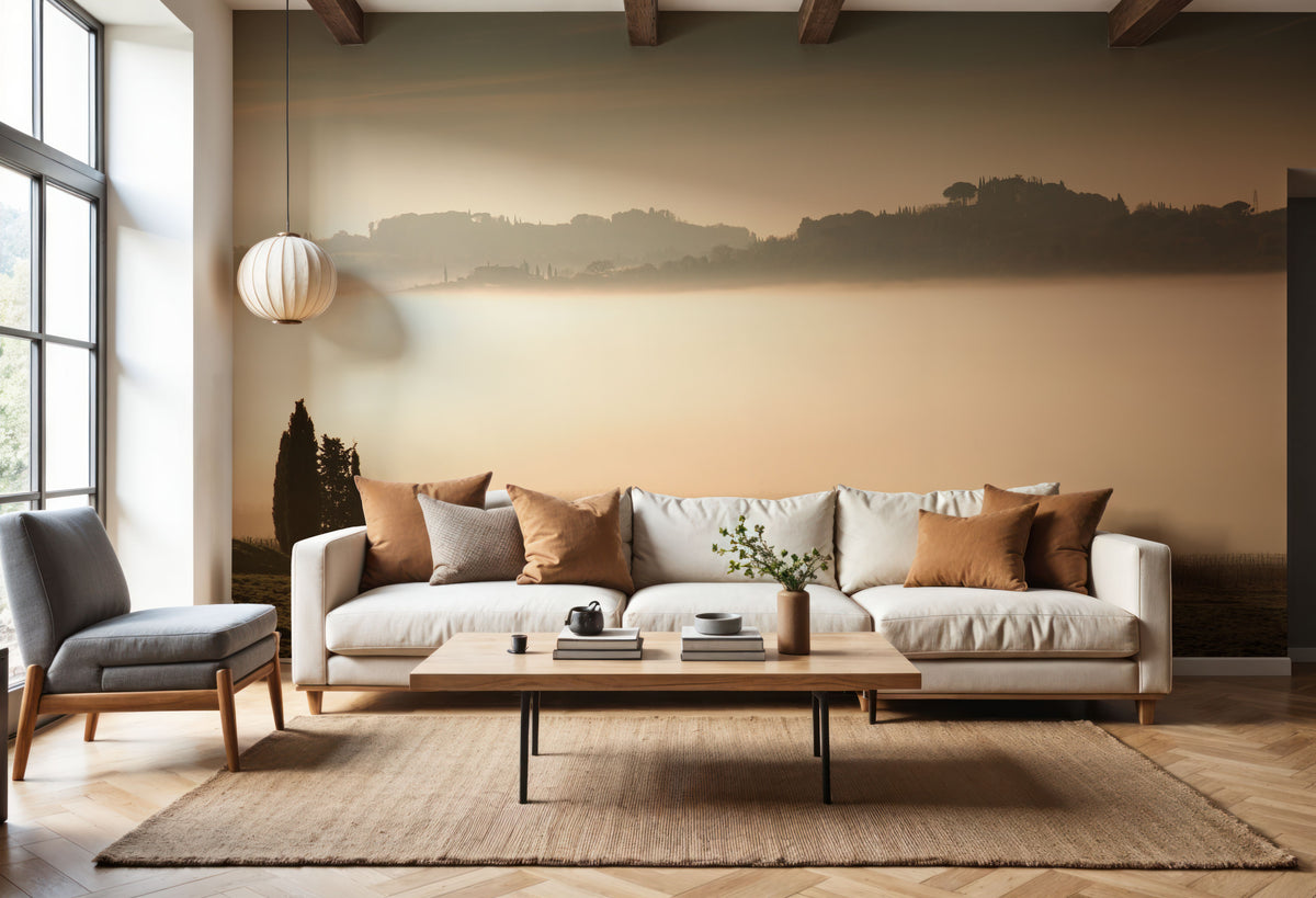 Foggy Grapes Mural Wallpaper - room preview 06