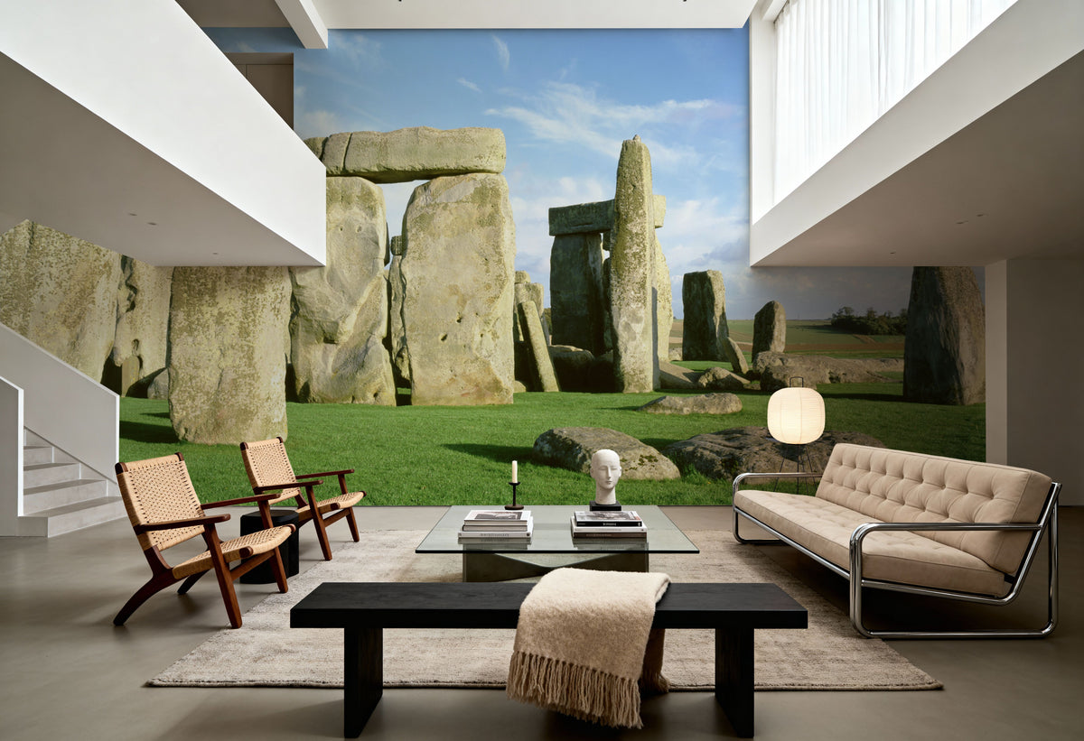 Mystic Stonehenge Dawn Mural Wallpaper - room preview 06