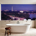 Capital Twilight Mural Wallpaper - Blue Tone - room preview 06