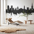 Norwich England Skyline Black & White Mural Wallpaper - room preview 06