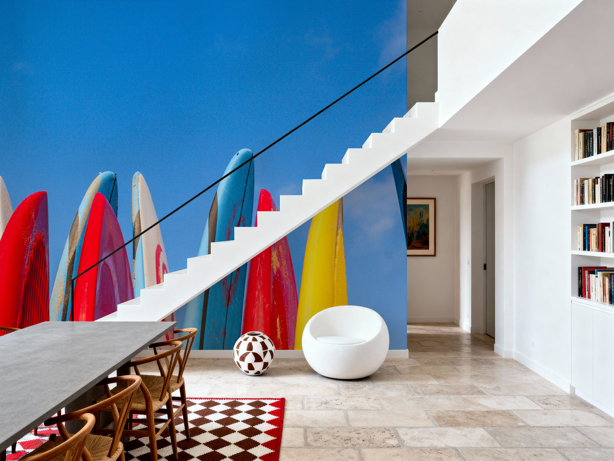Surfing Hawaii Mural Wallpaper - room preview 06