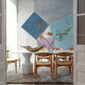 Paper Cut Cubes Mural Wallpaper - room preview 06