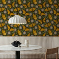 Papillion II, Sunflower Mural Wallpaper - room preview 06