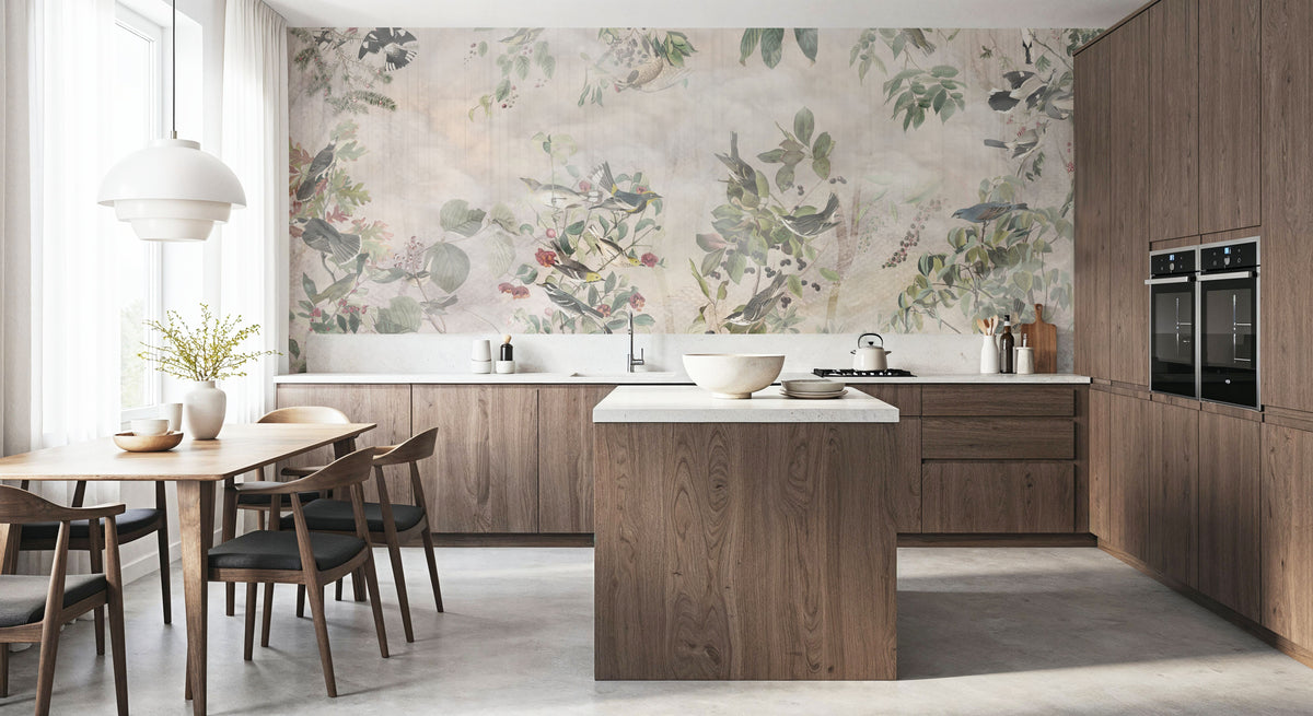 Forest Mist Mural Wallpaper - room preview 06