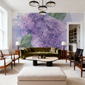 Dimensional Hydrangea II Mural Wallpaper - room preview 06