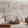 Wildflower Fresco Mural Wallpaper - room preview 06