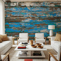 Coastal Weathered Boards Mural Wallpaper - room preview 06