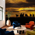 Horses At Sunset Mural Wallpaper - room preview 06