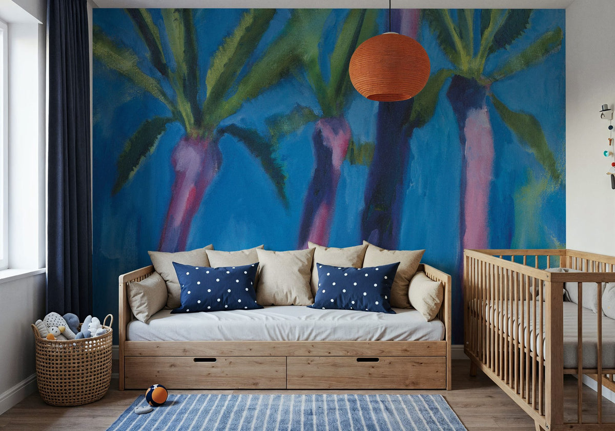 Palm Trees Mural Wallpaper - room preview 06
