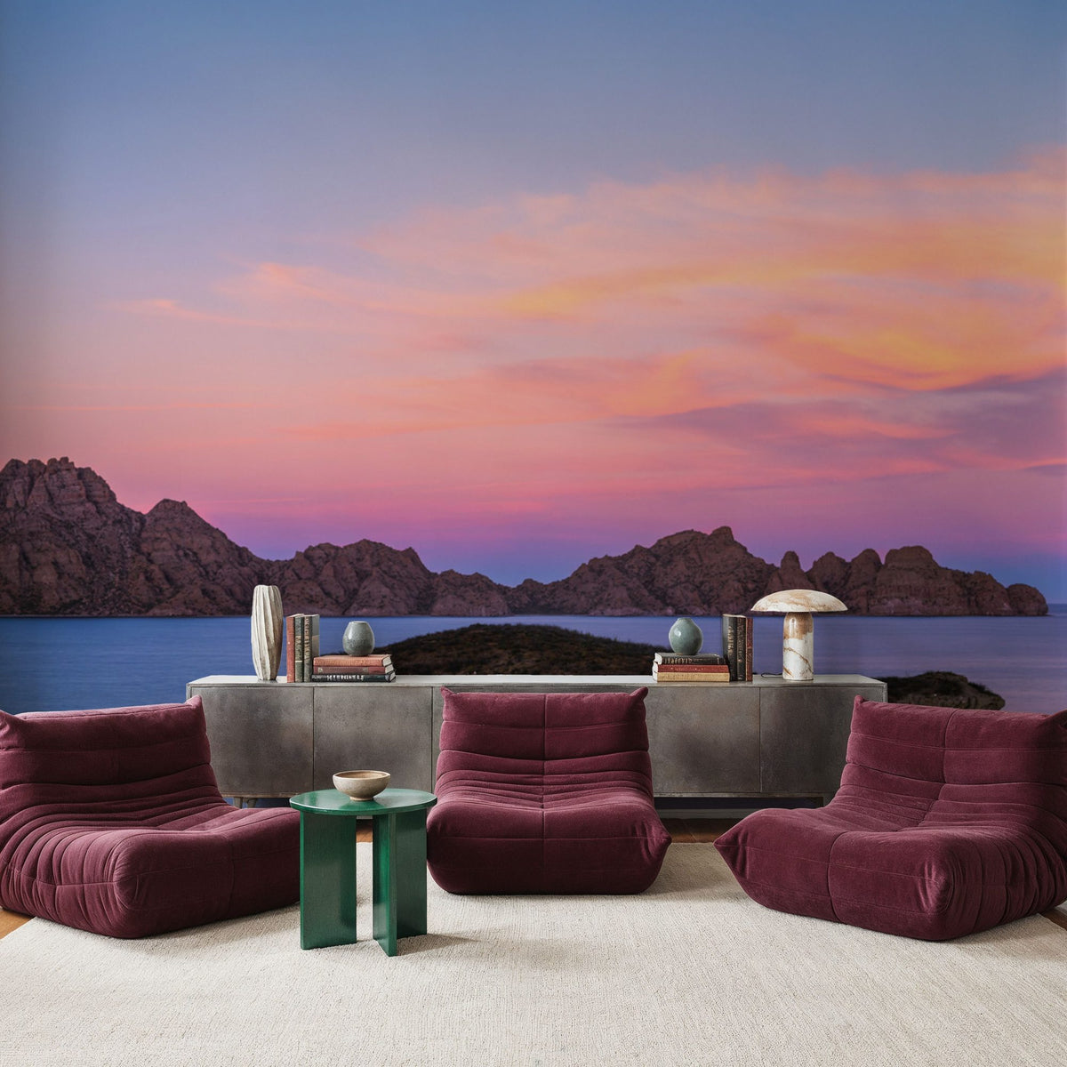 Danzante Island Mural Wallpaper - room preview 06