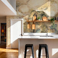 Magnolia with Ribbon Bright Crop Mural Wallpaper - room preview 06