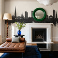 Preston England Skyline Black & White Mural Wallpaper - room preview 06