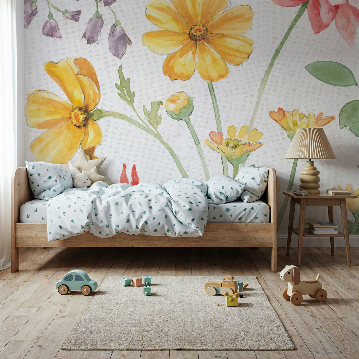 Soft Meadow II Mural Wallpaper - room preview 06