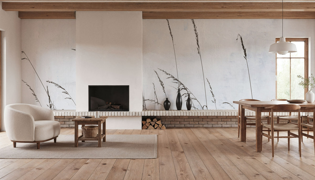 Meadow Grass II Mural Wallpaper - room preview 06