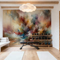 Abstract Journey in Earthy Colors Mural Wallpaper - room preview 06