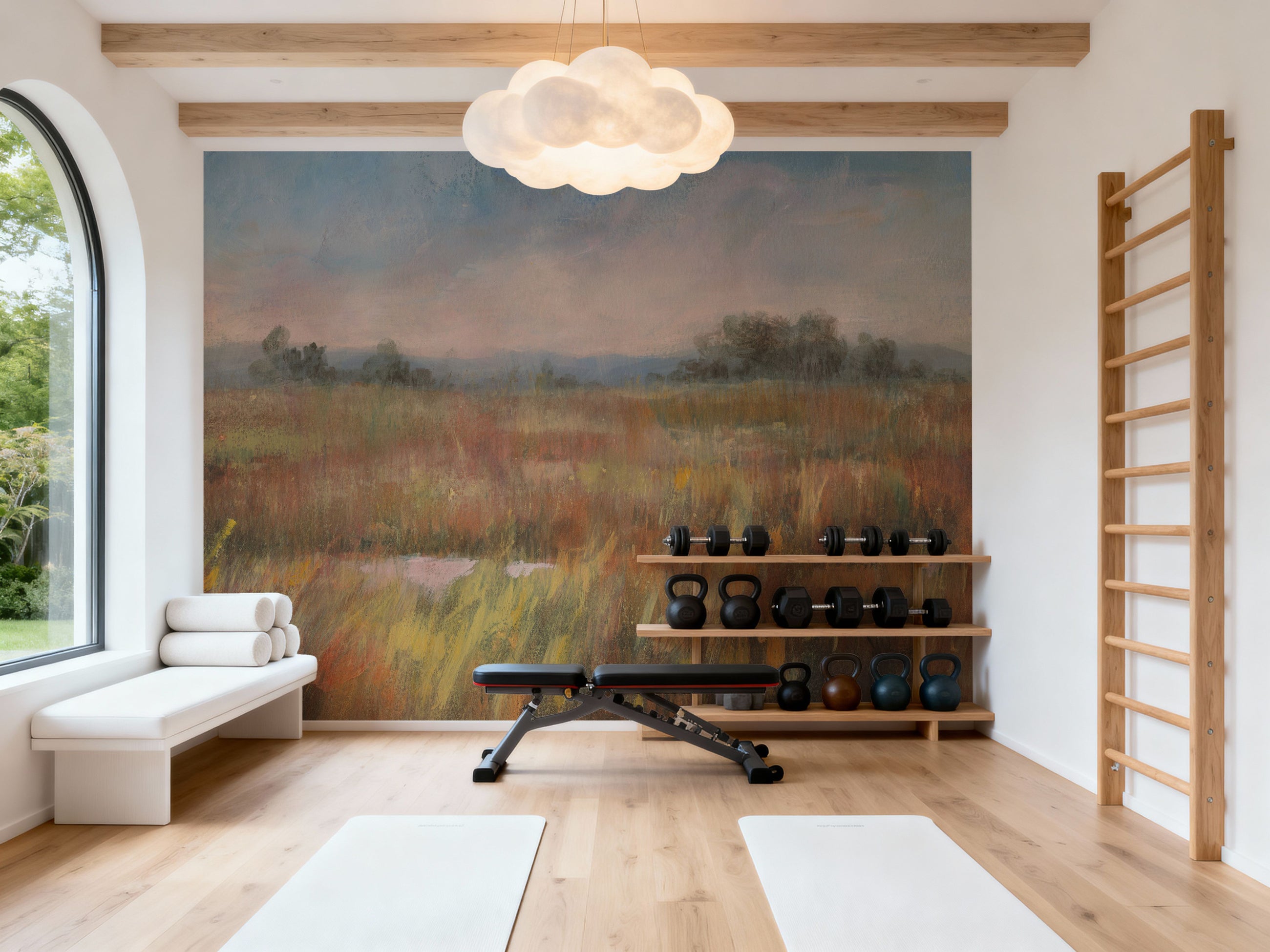 Autumn Fields Mural Wallpaper