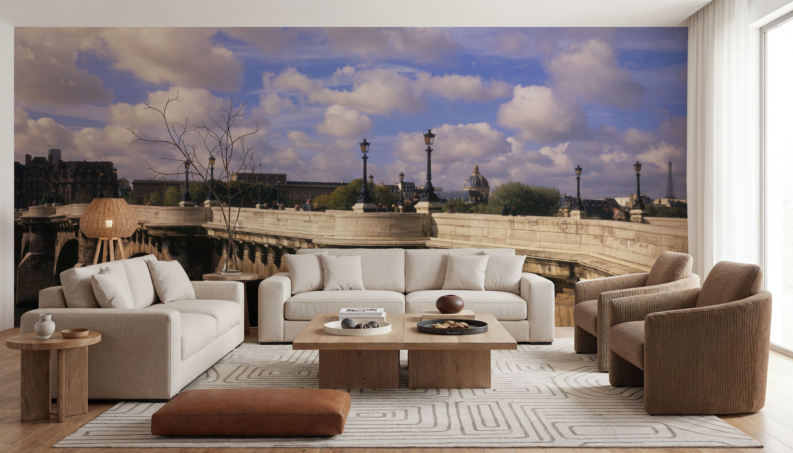Bridge to Yesterday Mural Wallpaper