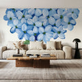 Nantucket Blue Hydrangea I Mural Wallpaper - room preview 06