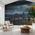 East River Dusk Mural Wallpaper - room preview 06