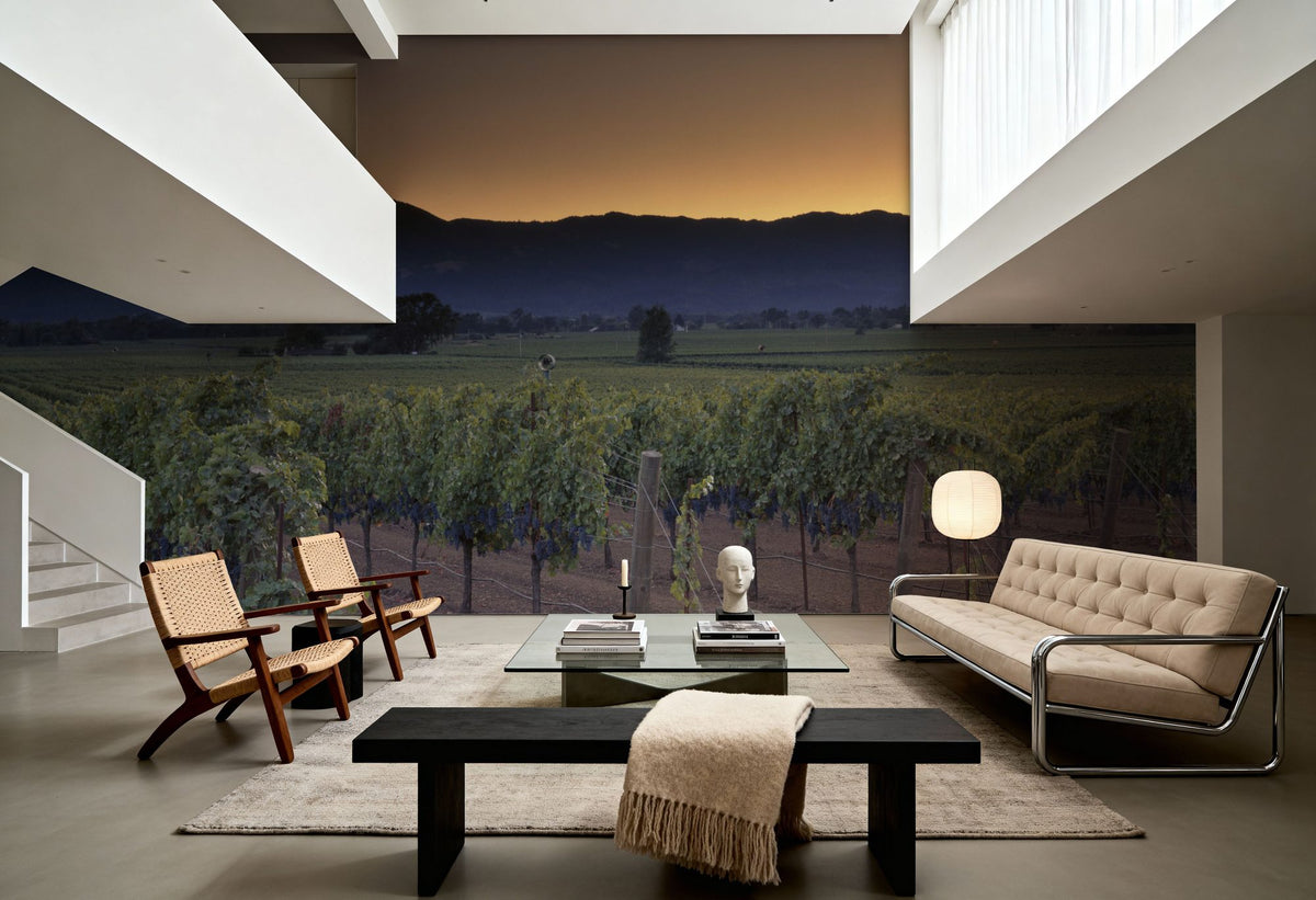Napa Sunrise Mural Wallpaper - room preview 06