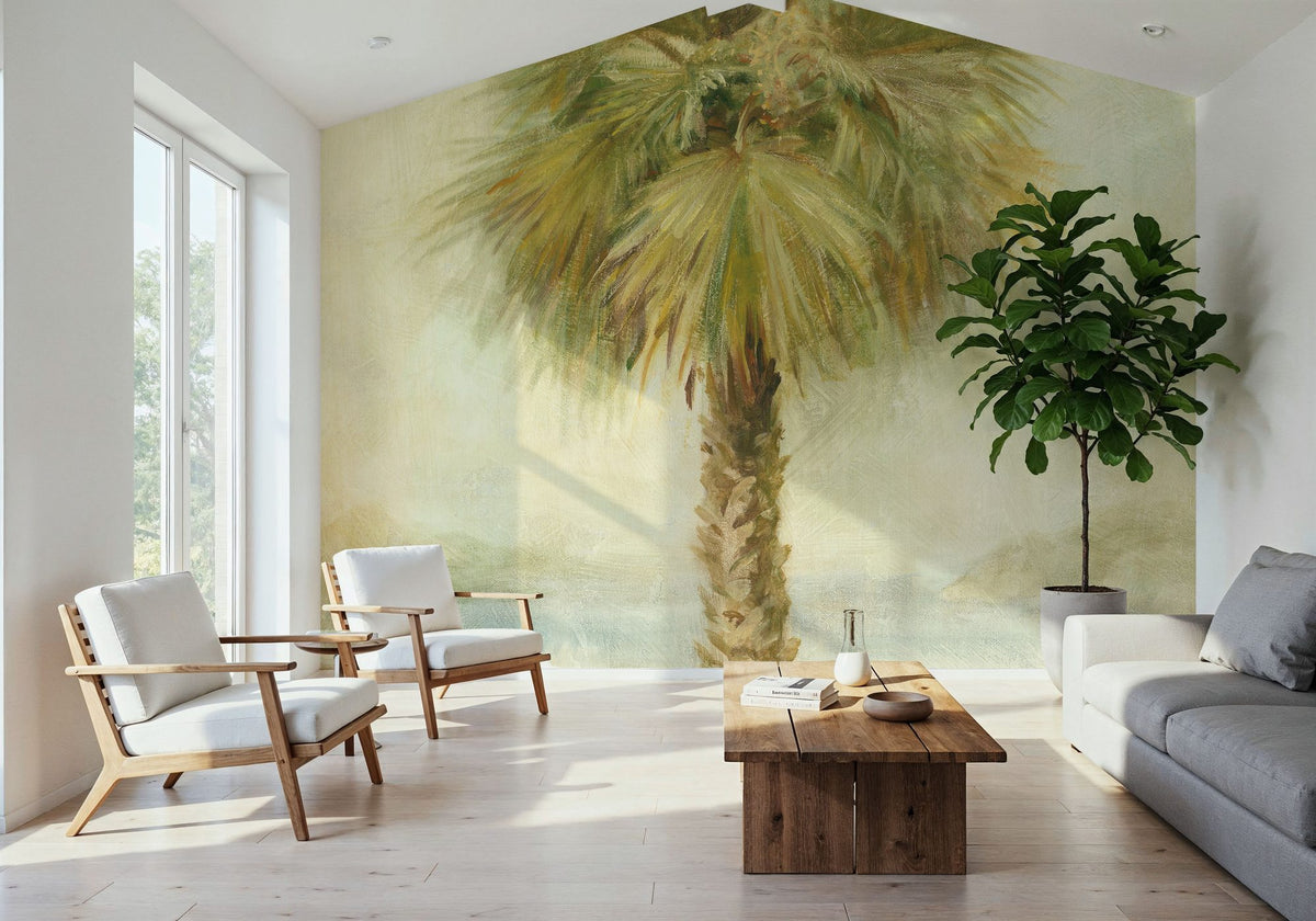 Mirage Palm I Mural Wallpaper - room preview 06