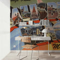 Greetings From Salisbury Beach Mural Wallpaper - room preview 06