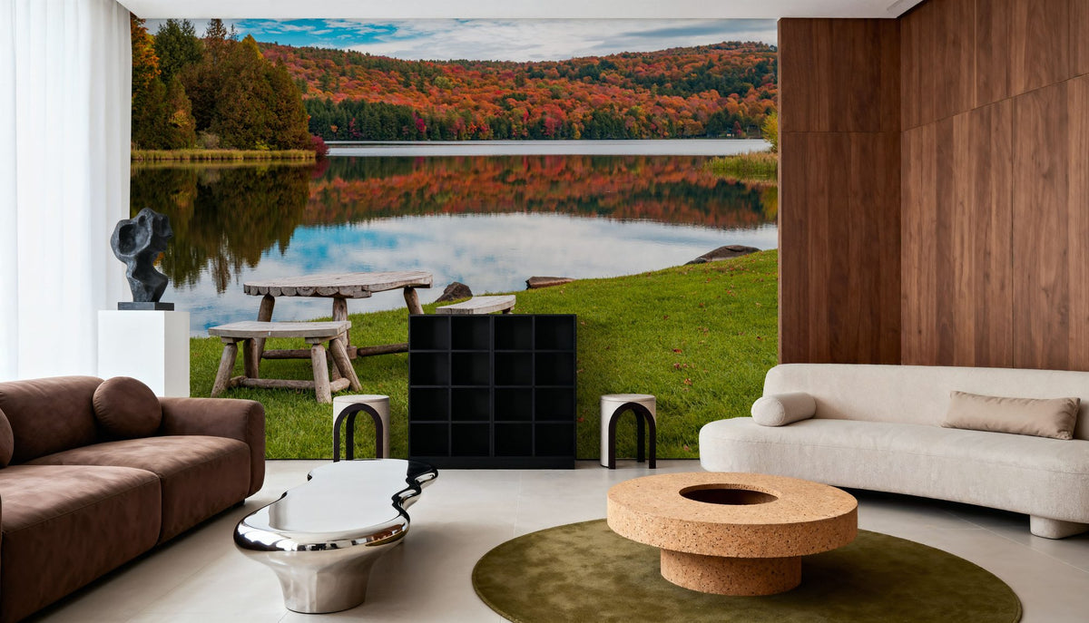 Vermont Fall Mural Wallpaper - room preview 06
