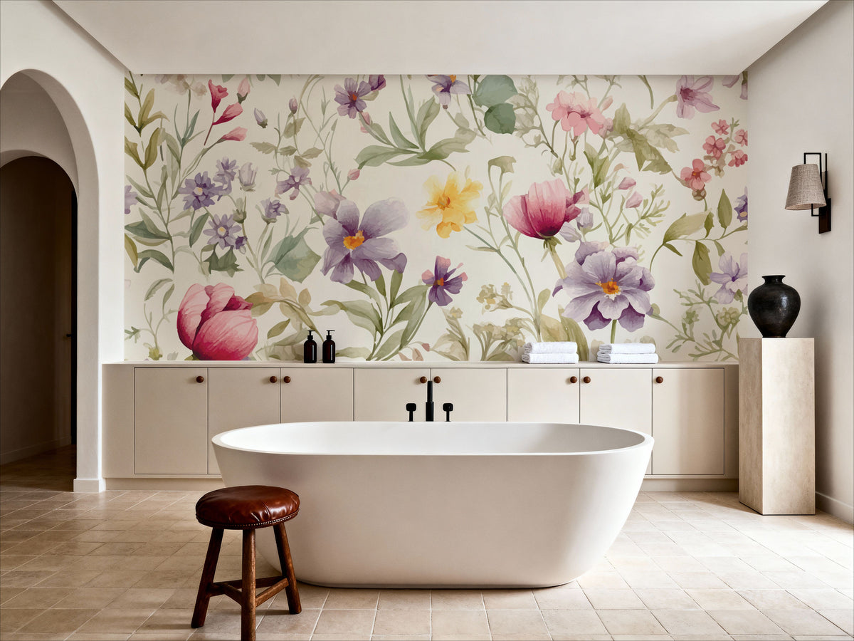 Meadow Center Mural Wallpaper - room preview 06
