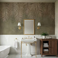 Palms Up Ahead Mural Wallpaper - Warm Tone - room preview 06