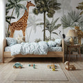 The Giraffes Paradise Mural Wallpaper - room preview 06