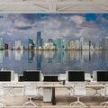Miami Skyline Mural Wallpaper - room preview 06
