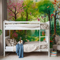 Forest Through the Seasons Mural Wallpaper - room preview 06
