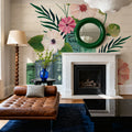 Blooming Books III Mural Wallpaper - room preview 06