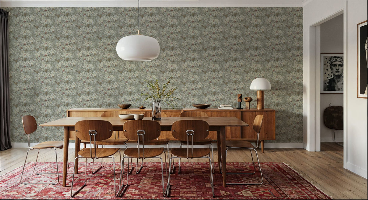 Fruit Tree Bower, Vintage Mural Wallpaper - room preview 06