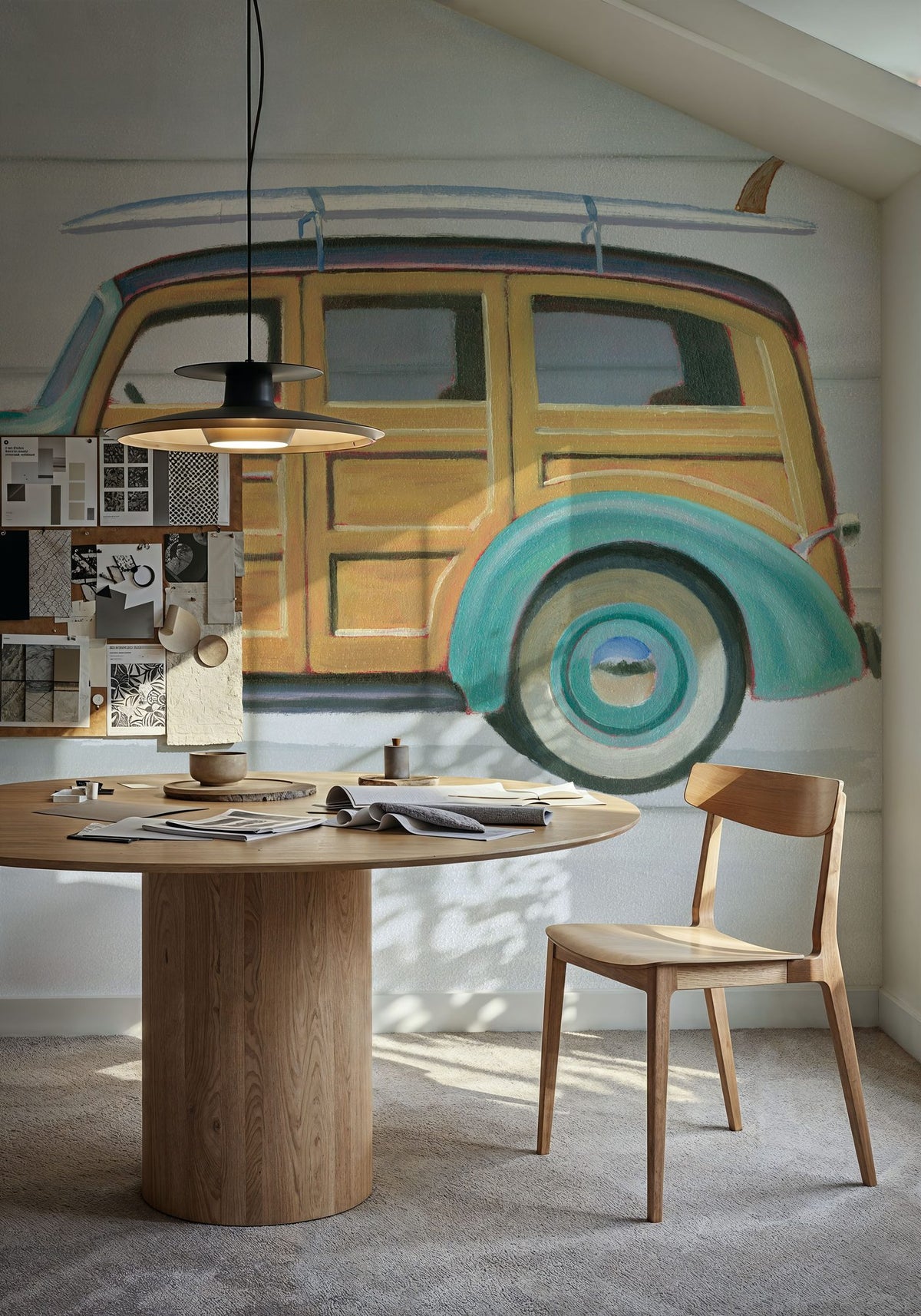 Old Beach Mural Wallpaper - room preview 06