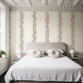 Lavender Curtain Mural Wallpaper - room preview 06