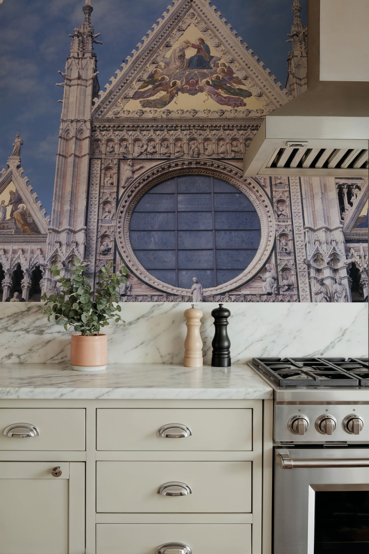 Majestic Gothic Cathedral Mural Wallpaper - room preview 06