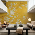 White Cherry Blossoms II Mural Wallpaper - room preview 06