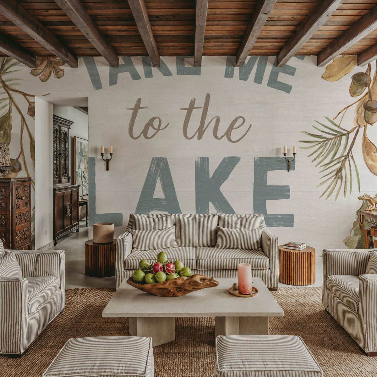 Lake Retreat II Mural Wallpaper - room preview 06