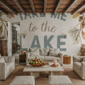 Lake Retreat II Mural Wallpaper - room preview 06