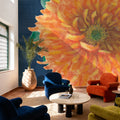 Floral Drama XI Mural Wallpaper - room preview 06