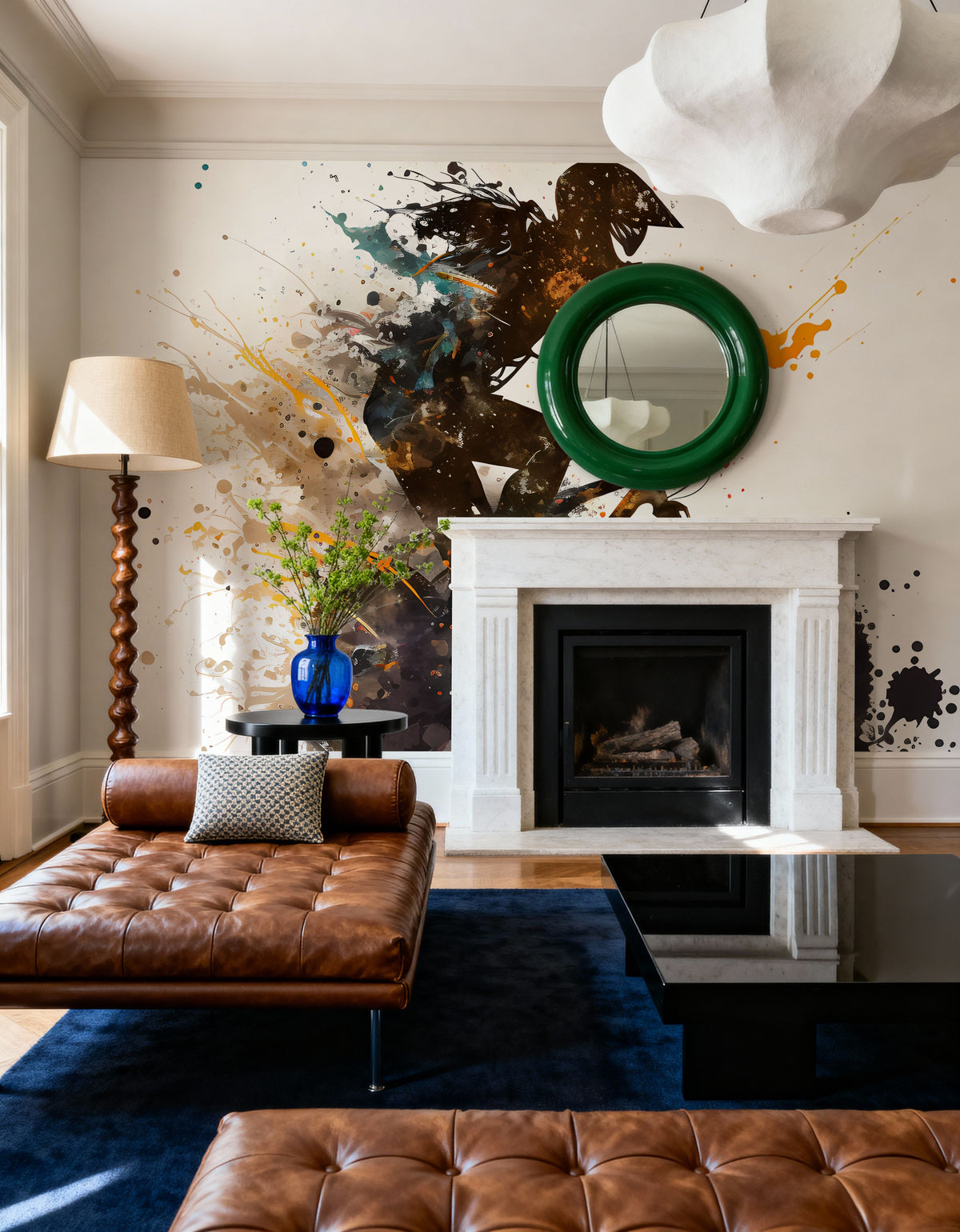 Mountainbike Action Mural Wallpaper - room preview 06