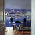 Twilight Riverfront Mural Wallpaper - room preview 06