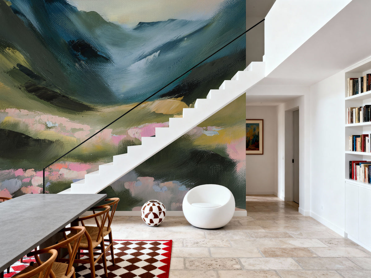 Wildflower Canyon Mural Wallpaper - room preview 06
