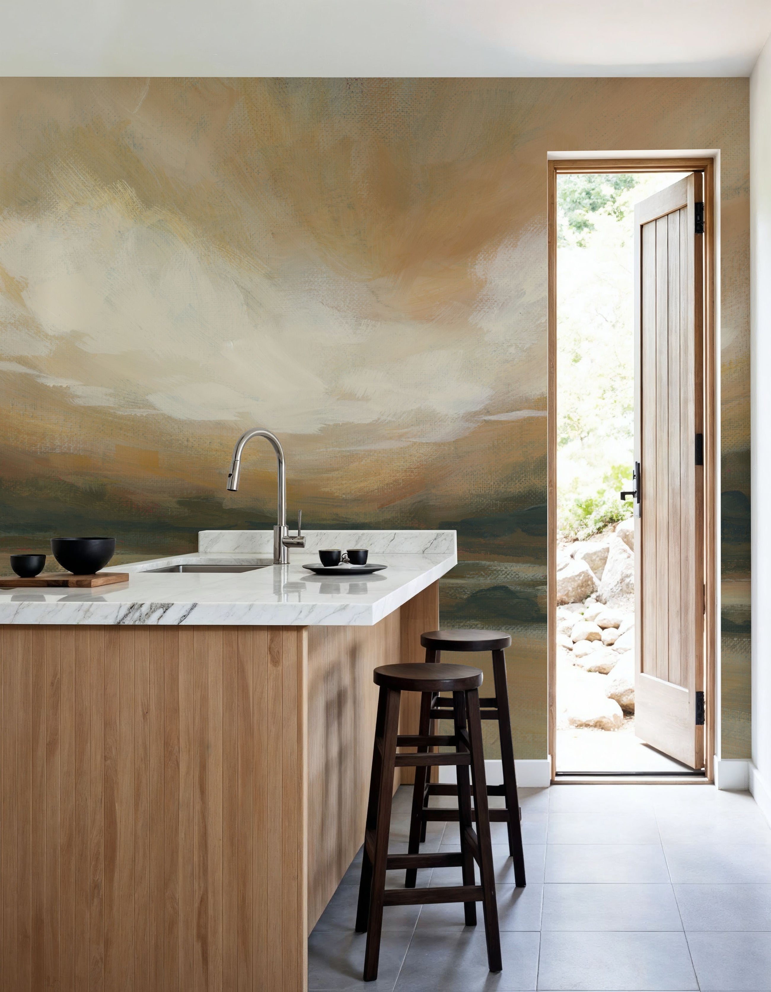 Auburn Falls Mural Wallpaper