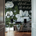 Moody Wildflowers Mural Wallpaper - room preview 06