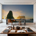 Sea Stacks in Pacific Ocean Mural Wallpaper - room preview 06