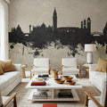 Venice Itay Skyline Concrete Mural Wallpaper - room preview 06