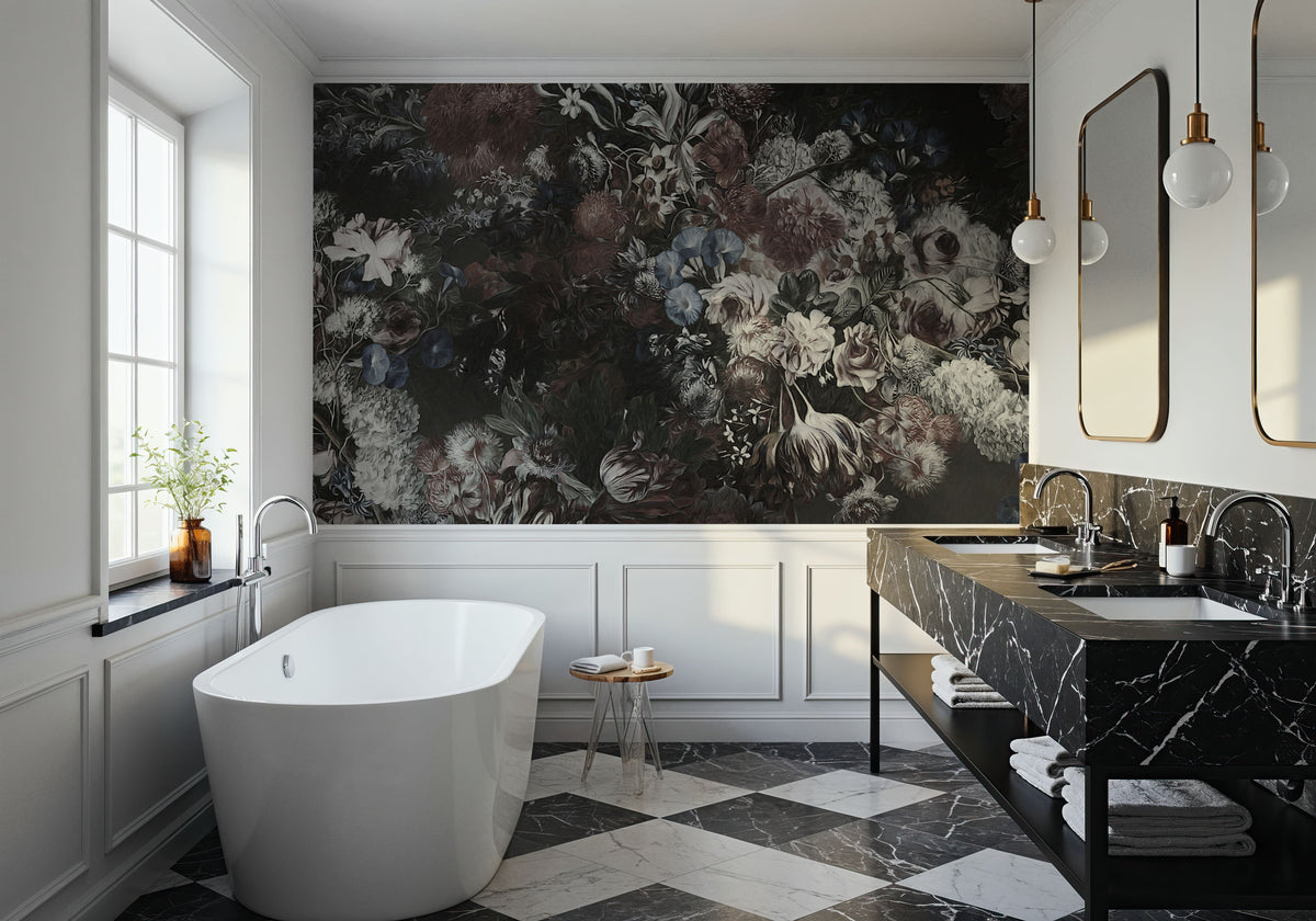 Flower Bed Mural Wallpaper - room preview 06